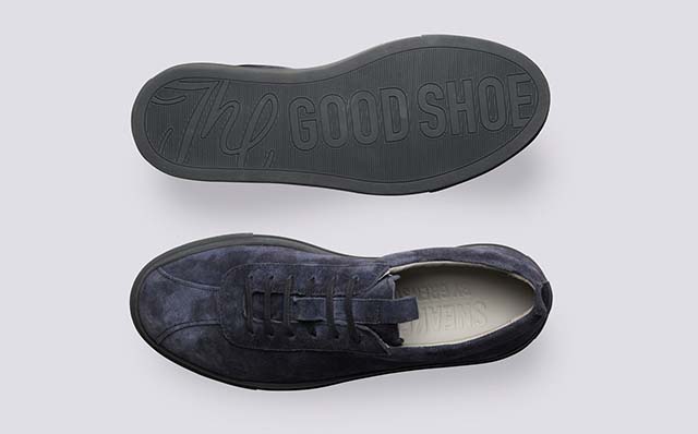 Grenson Sneaker 1 Womens Sneakers in Navy Suede GRS212727